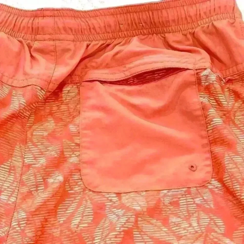 Columbia Coral Athletic Floral Print Shorts Womens Size Medium